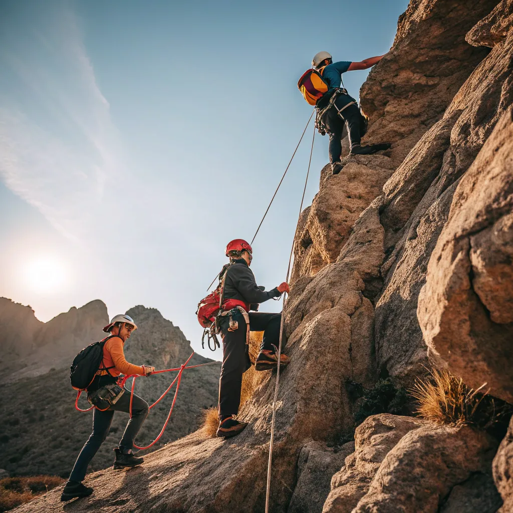 Team of Climbers at LUNVARITHOS